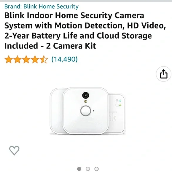 Blink Alexa compatible Bluetooth camera